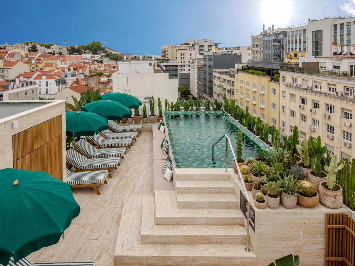 Browns Avenue Hotel Lisabona Exterior foto Rooftop pool